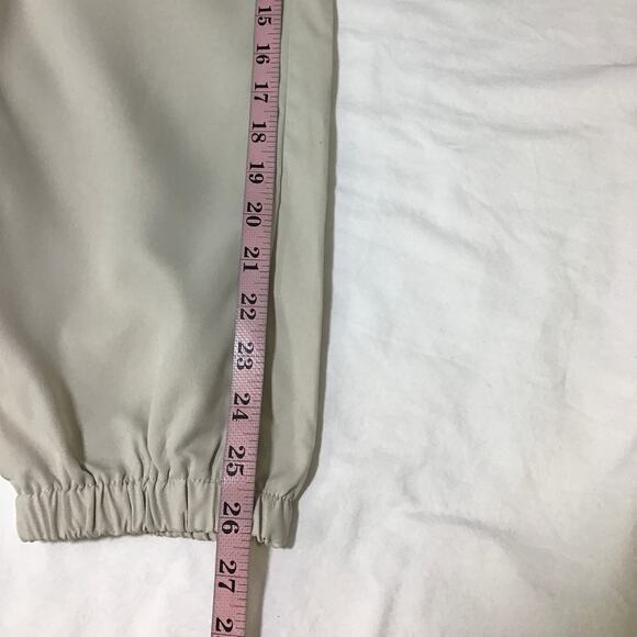 SHEIN M Petite Cream Button Slash Pocket High Rise Jogger Pants NEW B167 - Picture 6 of 6